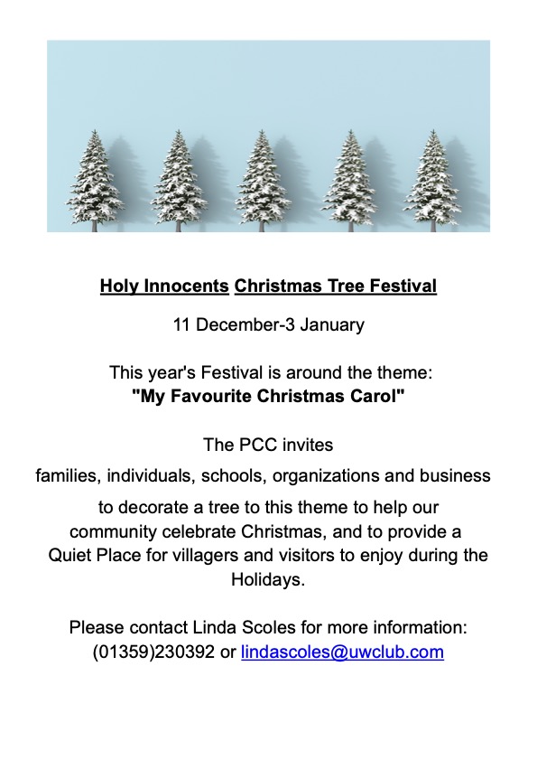 Holy Innocents Christmas Tree Festival copy